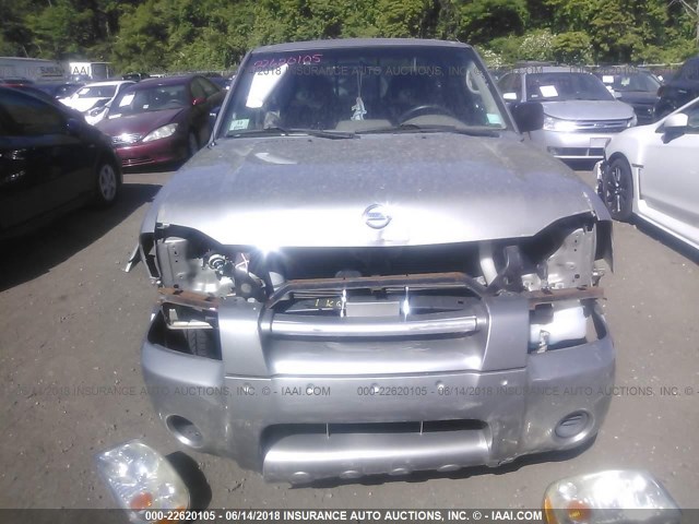 1N6DD26S72C304645 - 2002 NISSAN FRONTIER KING CAB XE SILVER photo 6