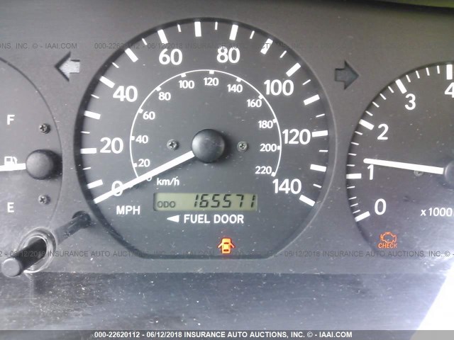 4T1BG22K81U056708 - 2001 TOYOTA CAMRY CE/LE/XLE RED photo 7