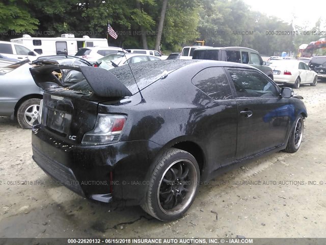 JTKJF5C76F3096077 - 2015 TOYOTA SCION TC BLACK photo 4