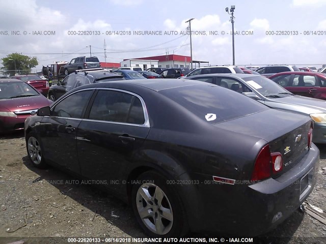 1G1ZA5E05AF289166 - 2010 CHEVROLET MALIBU LS GRAY photo 3