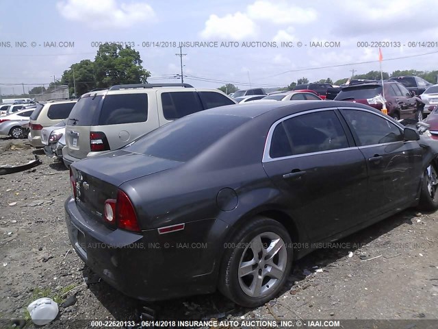 1G1ZA5E05AF289166 - 2010 CHEVROLET MALIBU LS GRAY photo 4