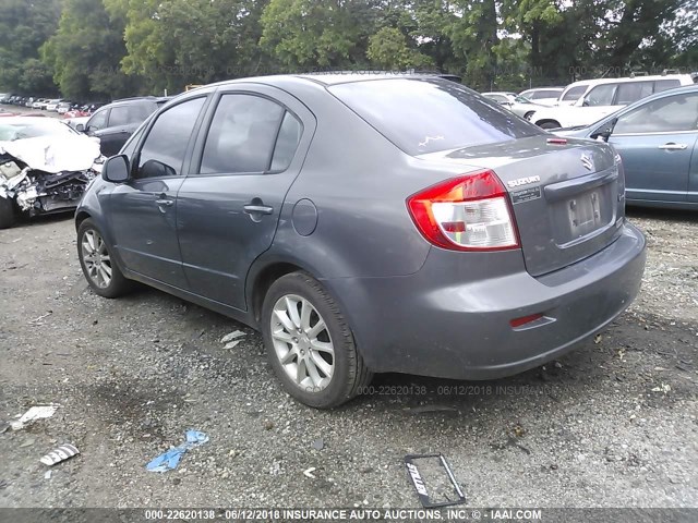 JS2YC5A20B6300764 - 2011 SUZUKI SX4 LE GRAY photo 3