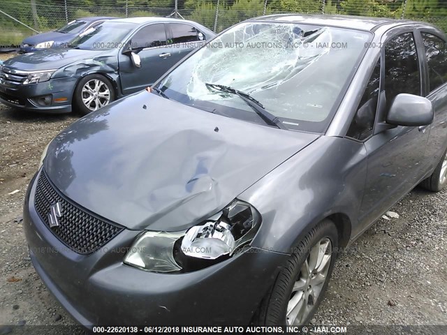 JS2YC5A20B6300764 - 2011 SUZUKI SX4 LE GRAY photo 6