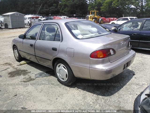 1NXBR12E8YZ360744 - 2000 TOYOTA COROLLA VE/CE/LE 银色 照片 3