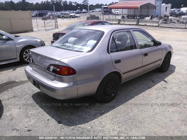 1NXBR12E8YZ360744 - 2000 TOYOTA COROLLA VE/CE/LE 银色 照片 4