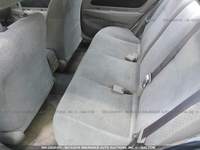 1NXBR12E8YZ360744 - 2000 TOYOTA COROLLA VE/CE/LE SILVER photo 8