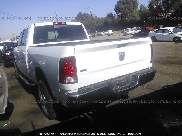 3C6TR4DTXGG386888 - 2016 RAM 2500 SLT WHITE photo 3