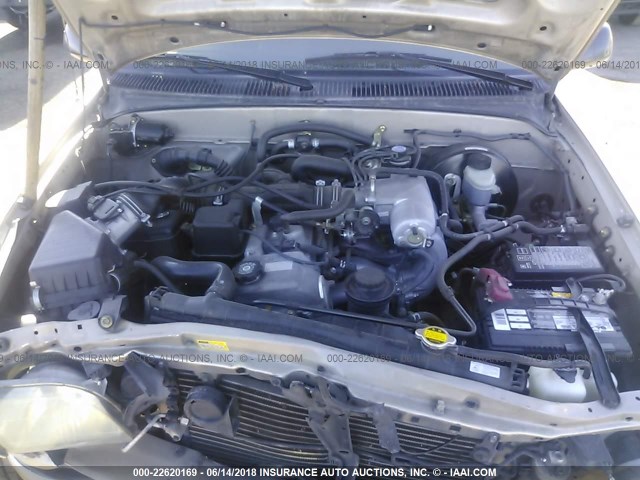 5TEGM92N82Z042810 - 2002 TOYOTA TACOMA DOUBLE CAB PRERUNNER GOLD photo 10