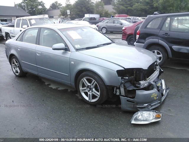 WAUDF78E76A286695 - 2006 AUDI A4 2.0T QUATTRO GRAY photo 1