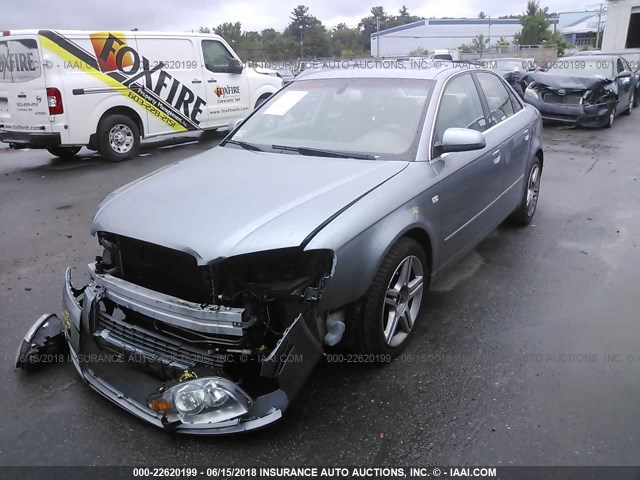 WAUDF78E76A286695 - 2006 AUDI A4 2.0T QUATTRO GRAY photo 2