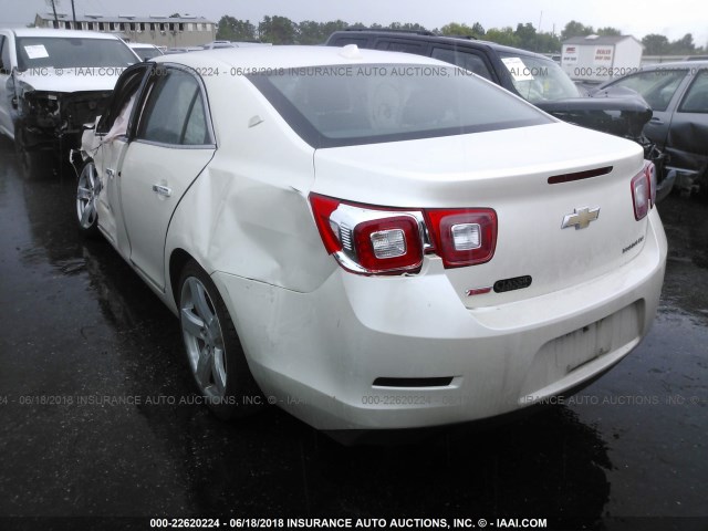 1G11J5SX8EF238006 - 2014 CHEVROLET MALIBU LTZ 白色 照片 3