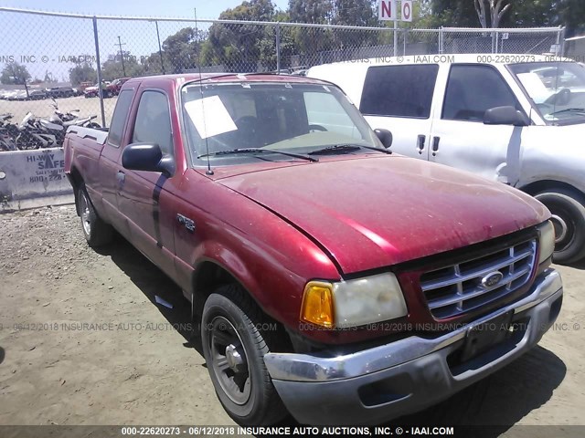 1FTYR14U51PA83073 - 2001 FORD RANGER SUPER CAB RED photo 1