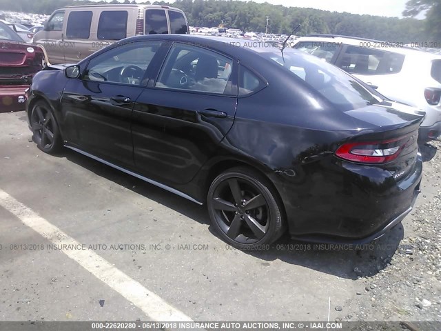 1C3CDFBB6GD592773 - 2016 DODGE DART SXT BLACK photo 3