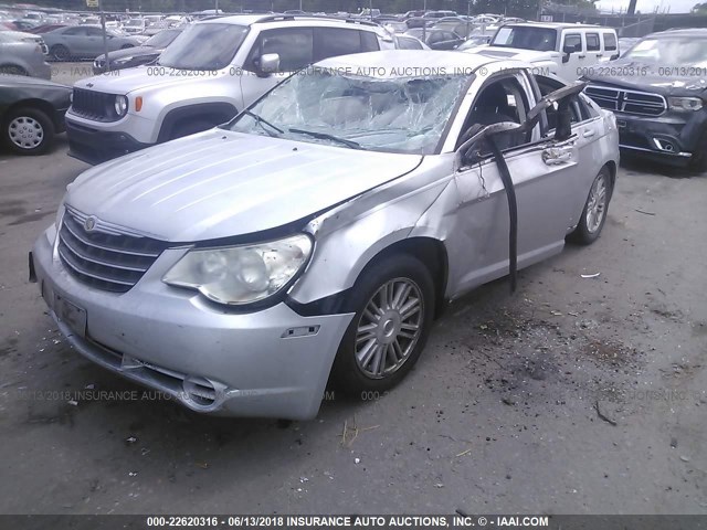 1C3LC56R98N107915 - 2008 CHRYSLER SEBRING TOURING SILVER photo 2