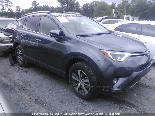 JTMWFREV6JJ155410 - 2018 TOYOTA RAV4 ADVENTURE/XLE 灰色 照片 1
