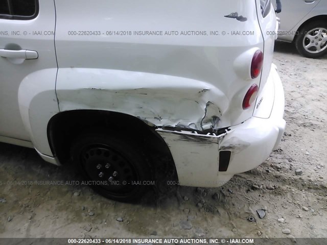 3GNDA13D08S647481 - 2008 CHEVROLET HHR LS WHITE photo 6