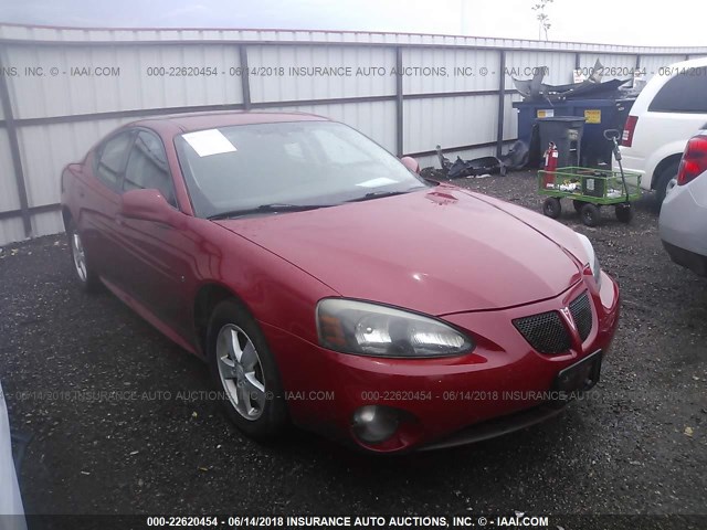 2G2WP552781112862 - 2008 PONTIAC GRAND PRIX Қызыл фото 1