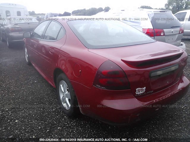 2G2WP552781112862 - 2008 PONTIAC GRAND PRIX Қызыл фото 3