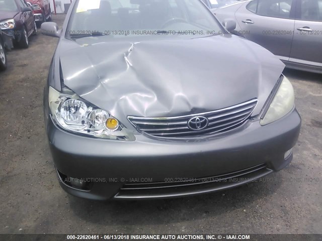 4T1BF30K75U594253 - 2005 TOYOTA CAMRY LE/XLE/SE ნაცრისფერი ფოტო 6