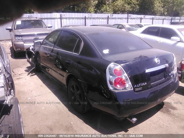 1N4BL11D96N449959 - 2006 NISSAN ALTIMA SE/SL/SE-R BLACK photo 3