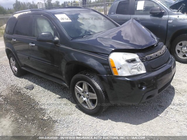 2CNDL73F386322308 - 2008 CHEVROLET EQUINOX LTZ BLACK photo 1