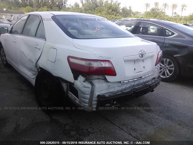 4T1BE46K49U909208 - 2009 TOYOTA CAMRY SE/LE/XLE WHITE photo 6