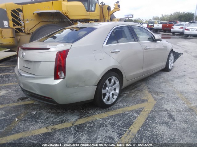 1G6AA5RA3D0149974 - 2013 CADILLAC ATS TAN photo 4