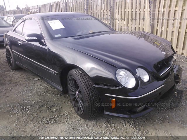 WDBPJ76JX3A034500 - 2003 MERCEDES-BENZ CL 600 BLACK photo 1