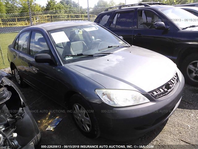 2HGES16305H626241 - 2005 HONDA CIVIC DX VP GRAY photo 1