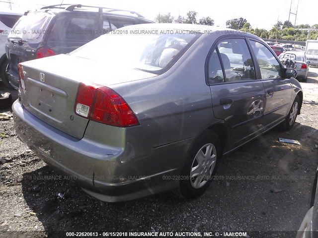 2HGES16305H626241 - 2005 HONDA CIVIC DX VP Boz foto 4