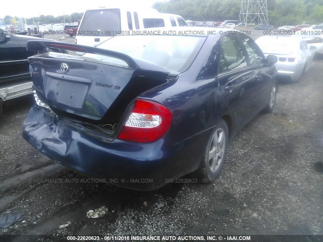 4T1BE30K33U234932 - 2003 TOYOTA CAMRY LE/XLE/SE 深蓝色 照片 4