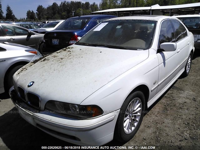 WBADN63472GN85493 - 2002 BMW 540 I AUTOMATIC WHITE photo 2