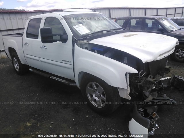 2GTEK638681119353 - 2008 GMC NEW SIERRA K1500 DENALI WHITE photo 1