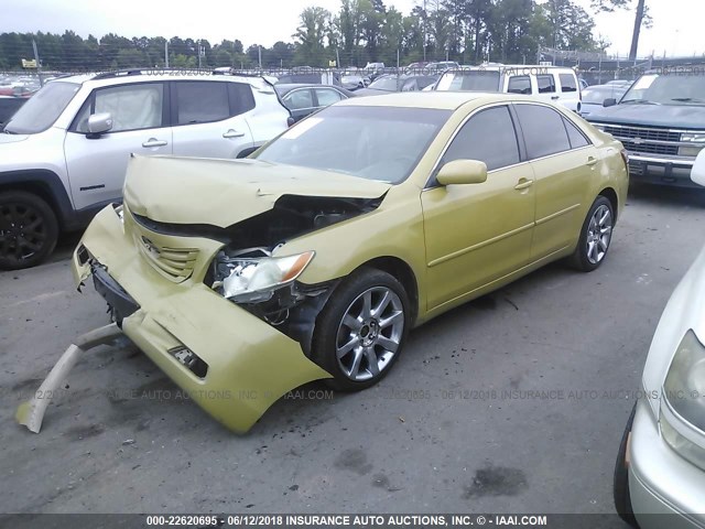 4T1BK46K77U052629 - 2007 TOYOTA CAMRY NEW GENERAT LE/XLE/SE GOLD photo 2