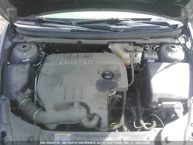 1G1ZG57B684208937 - 2008 CHEVROLET MALIBU LS GRAY photo 10
