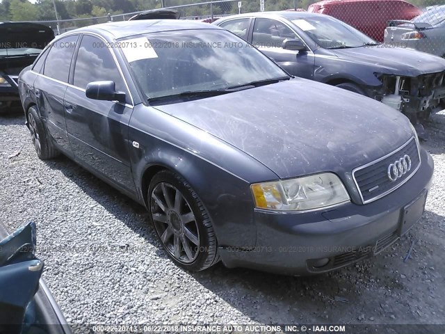 WAUCD64B74N102109 - 2004 AUDI A6 S-LINE QUATTRO GRAY photo 1