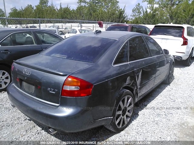 WAUCD64B74N102109 - 2004 AUDI A6 S-LINE QUATTRO GRAY photo 6