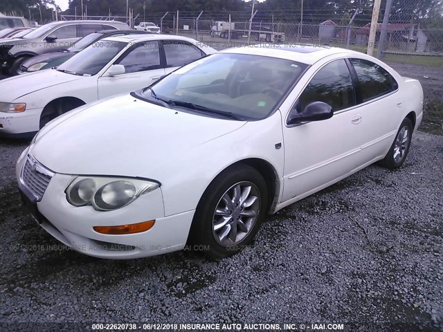 2C3AE66G74H645389 - 2004 CHRYSLER 300M WHITE photo 2