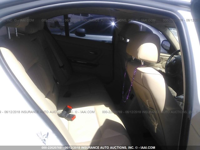 WBAPH53549A434406 - 2009 BMW 328 I SULEV WHITE photo 8