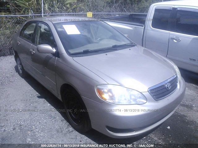 1NXBR32E66Z632913 - 2006 TOYOTA COROLLA CE/LE/S GOLD photo 1