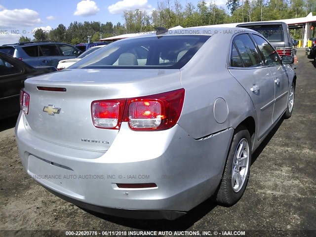 1G11A5SL5FF240536 - 2015 CHEVROLET MALIBU LS 银色 照片 4