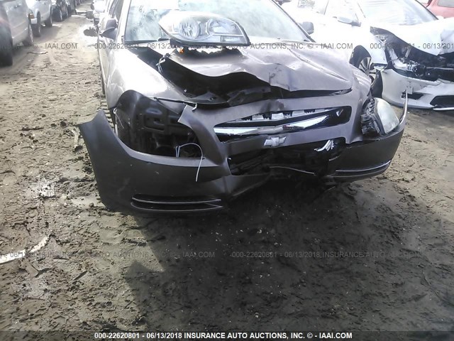 1G1ZC5E08CF143356 - 2012 CHEVROLET MALIBU 1LT 棕色 照片 6