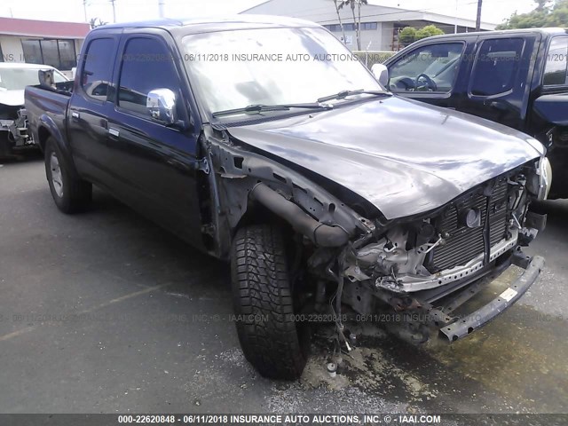 5TEHN72N44Z308526 - 2004 TOYOTA TACOMA DOUBLE CAB 黑色 照片 1