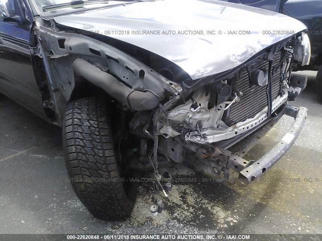 5TEHN72N44Z308526 - 2004 TOYOTA TACOMA DOUBLE CAB 黑色 照片 6