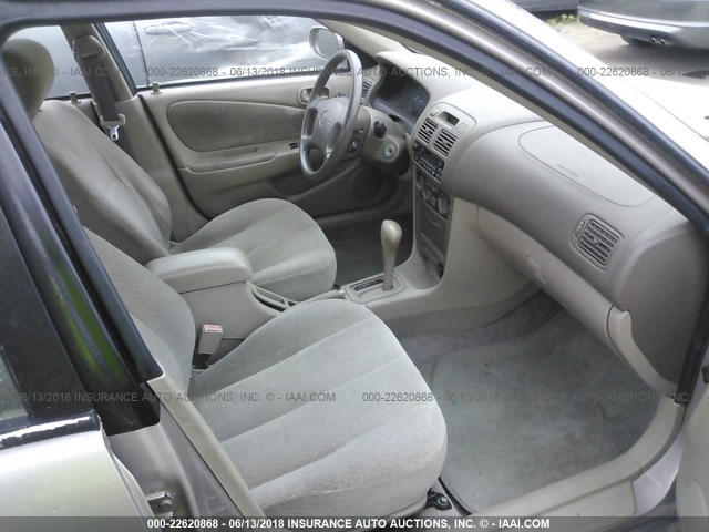 2T1BR12E21C498223 - 2001 TOYOTA COROLLA CE/LE/S BEIGE photo 5