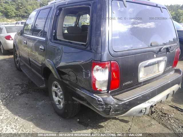 5LMFU28R52LJ09643 - 2002 LINCOLN NAVIGATOR BLACK photo 3