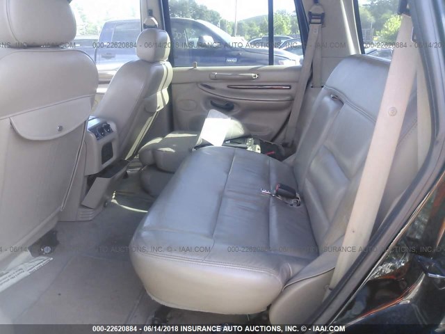5LMFU28R52LJ09643 - 2002 LINCOLN NAVIGATOR BLACK photo 8
