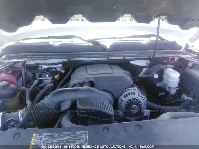3GCEC13C08G247986 - 2008 CHEVROLET SILVERADO C1500 WHITE photo 10