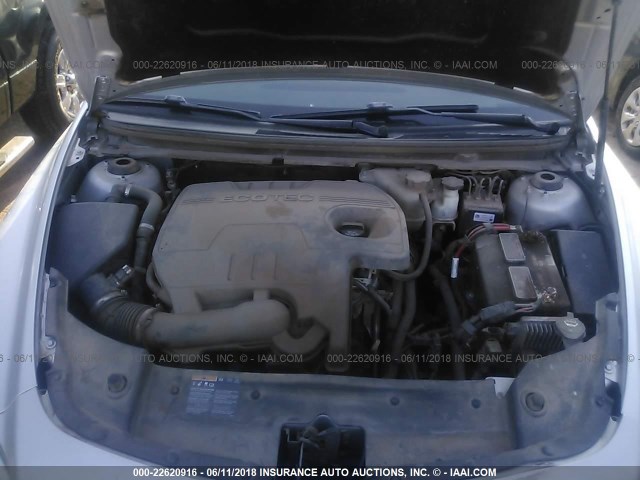 1G1ZE5E14BF307073 - 2011 CHEVROLET MALIBU LTZ 银色 照片 10
