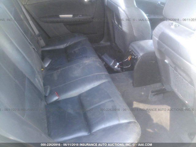 1G1ZE5E14BF307073 - 2011 CHEVROLET MALIBU LTZ 银色 照片 8